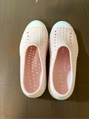Native Pink Slip-On Kids Shoes